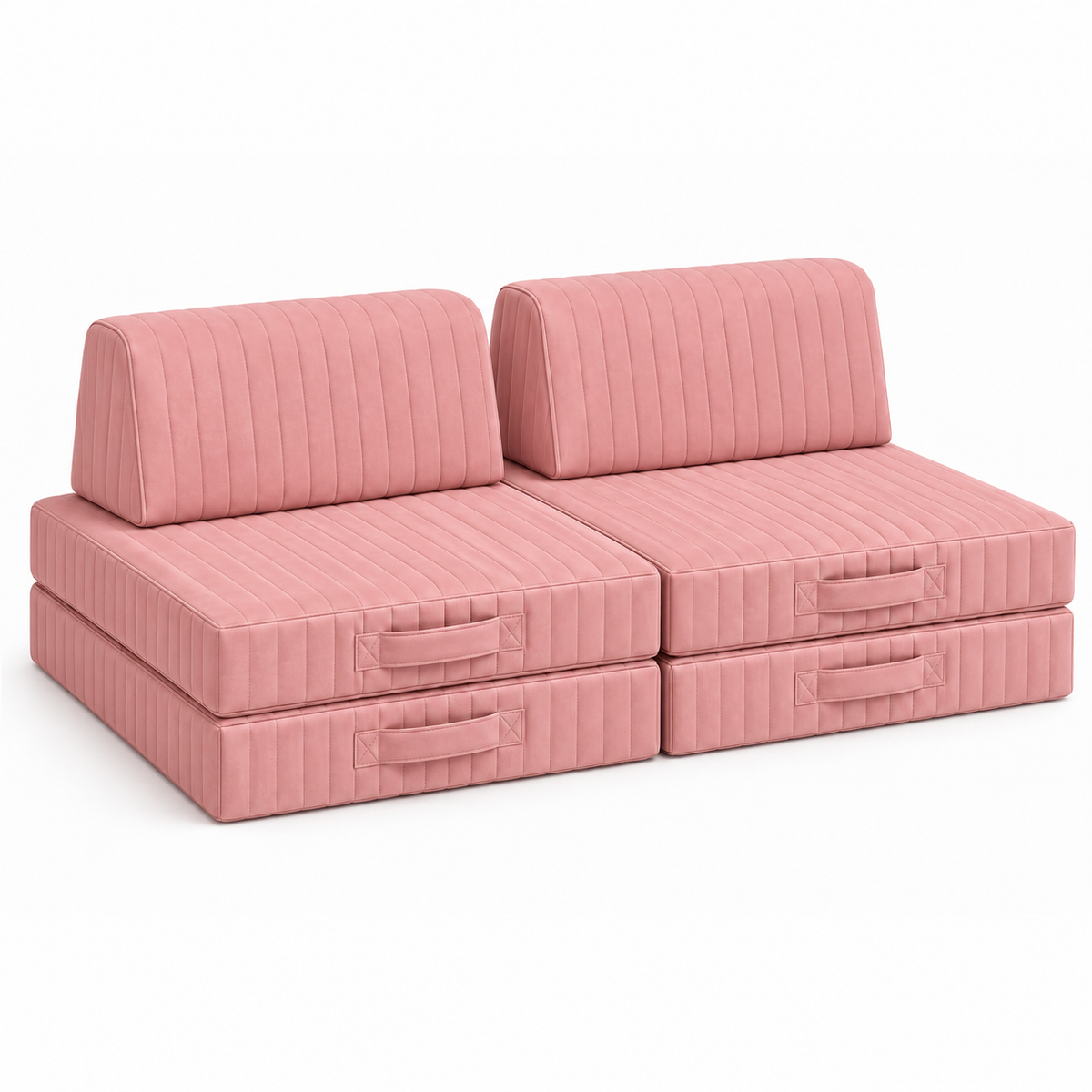 Capa Avulsa Sofá Infantil Play - ROSA CHÁ