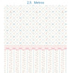 PAPEL DE PAREDE INFANTIL FLORES E LAÇOS COM RODAMEIO - MURAL