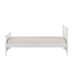 CAMA SOLTEIRO RITMO CABECEIRA ALTA - BRANCO