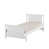 CAMA SOLTEIRO RITMO CABECEIRA ALTA - BRANCO