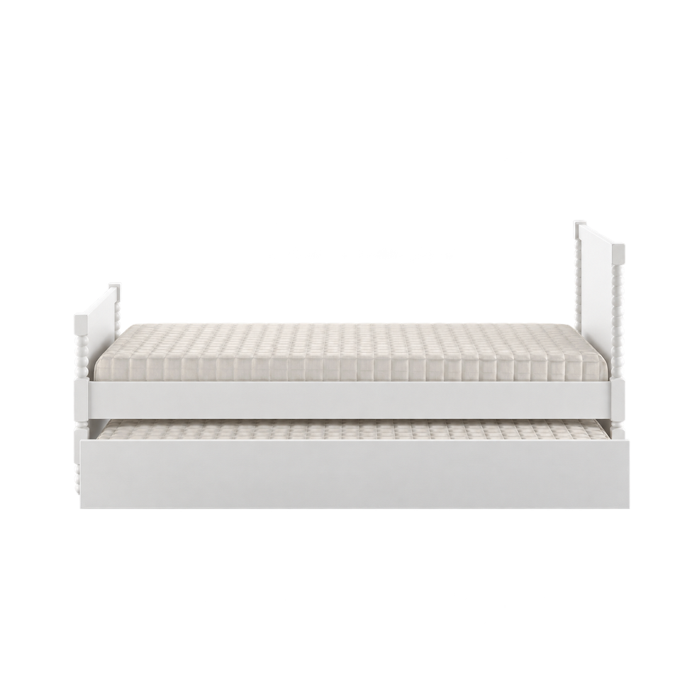 CAMA SOLTEIRO RITMO CABECEIRA ALTA - BRANCO