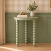 MESA LATERAL RITMO COM 3 PÉS - VERDE JARDIM