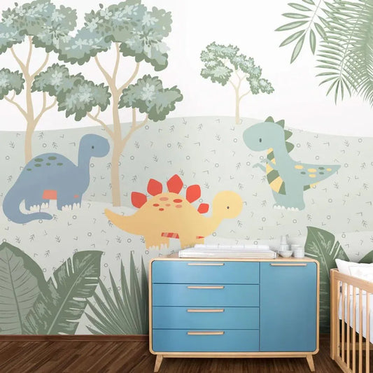Papel de Parede Infantil Dino Color - Mural