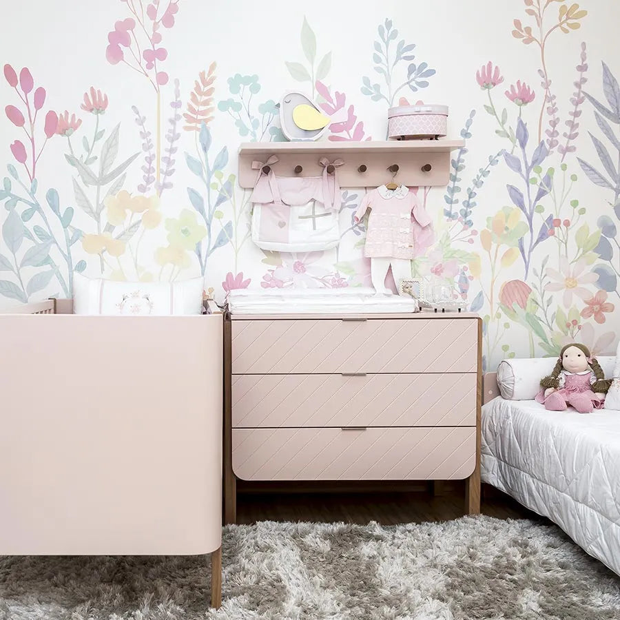 Papel de Parede Flores Candy Tifany - Mural