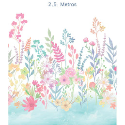 Papel de Parede Flores Candy Tifany - Mural