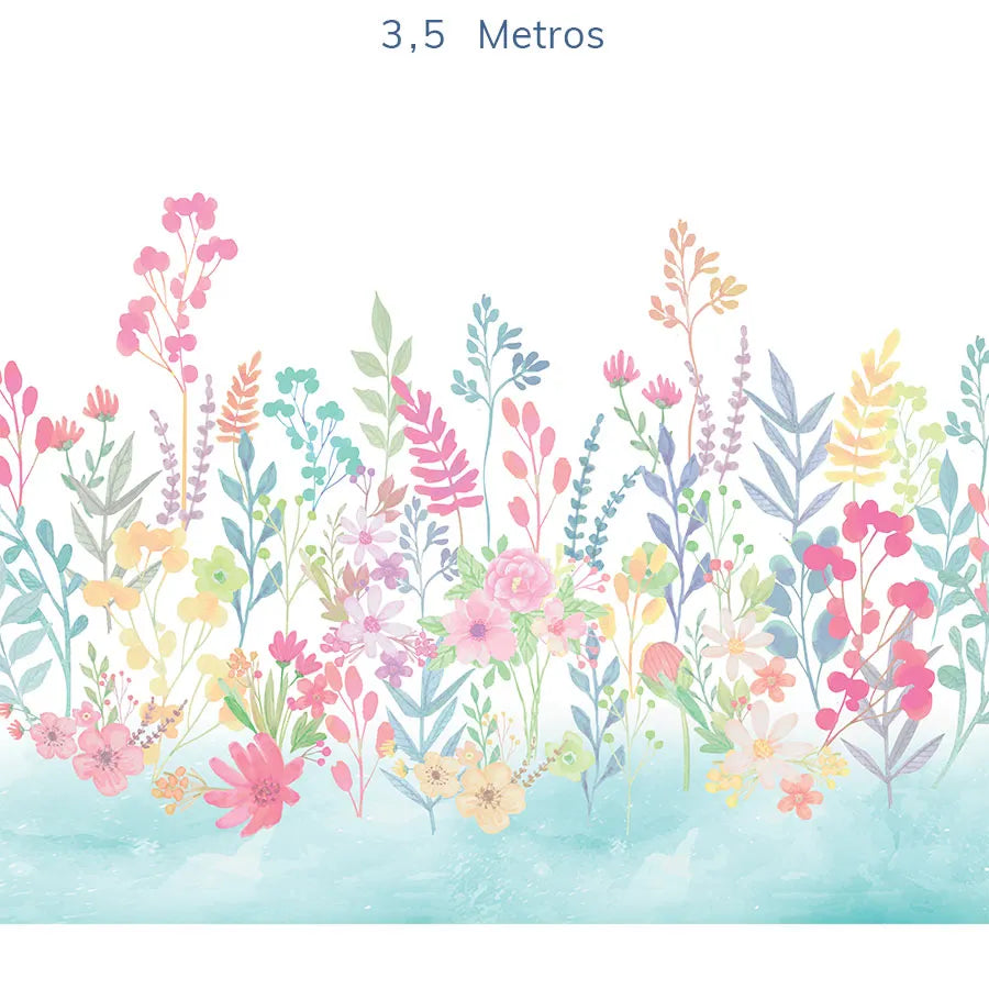 Papel de Parede Flores Candy Tifany - Mural