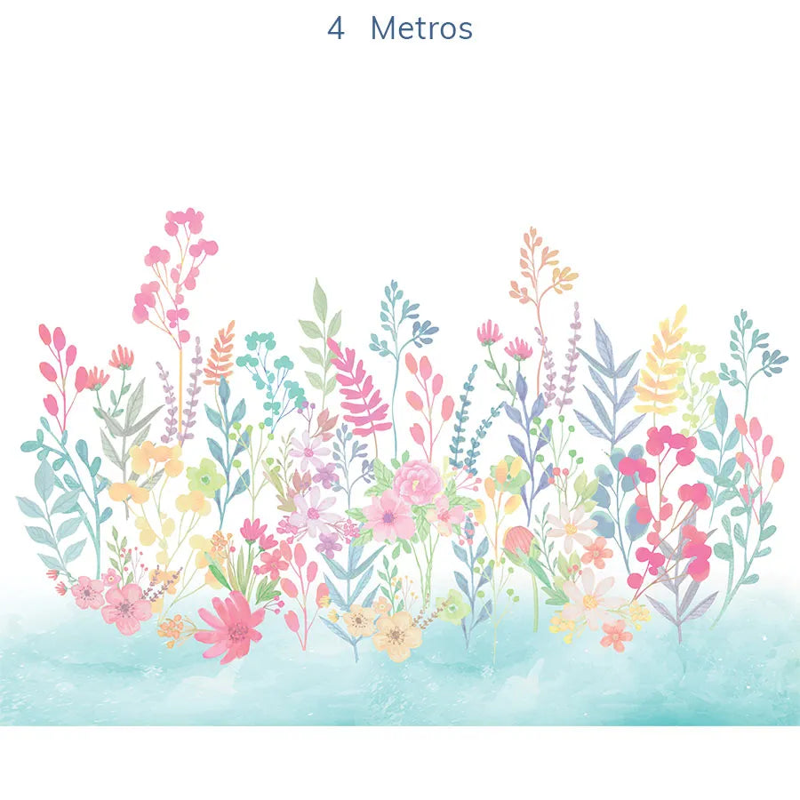 Papel de Parede Flores Candy Tifany - Mural