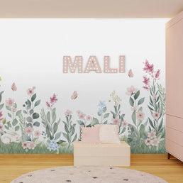 Papel de Parede Infantil Jardim Mali Virgínia - Mural