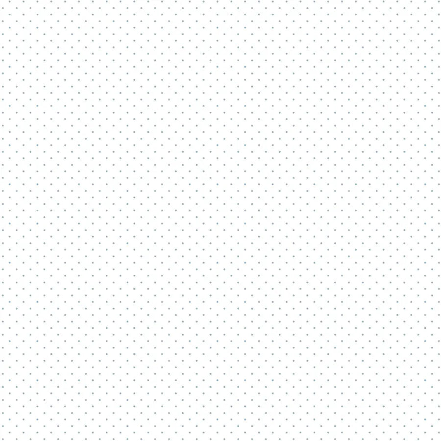 Papel de Parede Infantil Mini Poá Azul Clássico