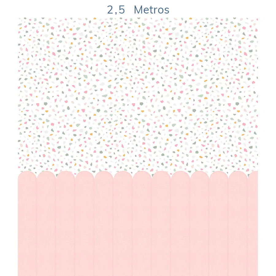 Papel de Parede Infantil Cerca Granilite Verde Seco - Mural