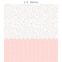 Papel de Parede Infantil Cerca Granilite Verde Seco - Mural