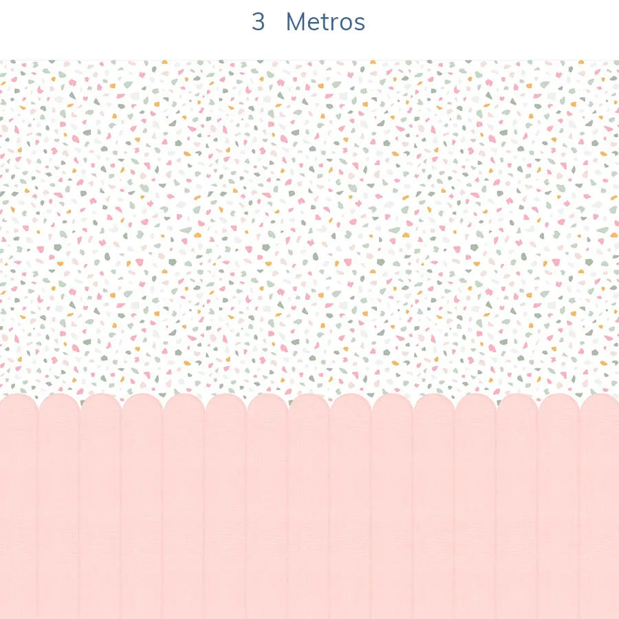 Papel de Parede Infantil Cerca Granilite Verde Seco - Mural