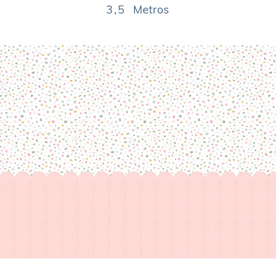 Papel de Parede Infantil Cerca Granilite Verde Seco - Mural