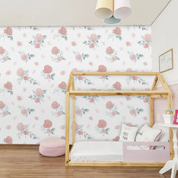 Papel de Parede Infantil Tulipas Nature