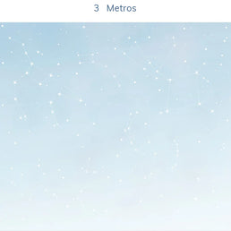 Papel de Parede Infantil Constelação Aquarela Azul - Mural