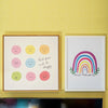Quadro Infantil Feel Free and Be Happy Pink