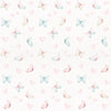 Papel de Parede Infantil Borboleta e Corações Aquarela