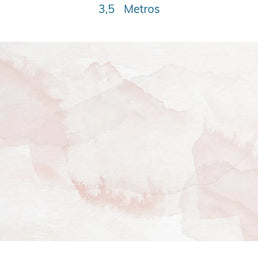 Papel de Parede Mancha Aquarela Rose - Mural