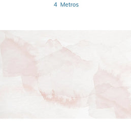 Papel de Parede Mancha Aquarela Rose - Mural