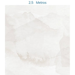 Papel de Parede Mancha Aquarela Bege - Mural