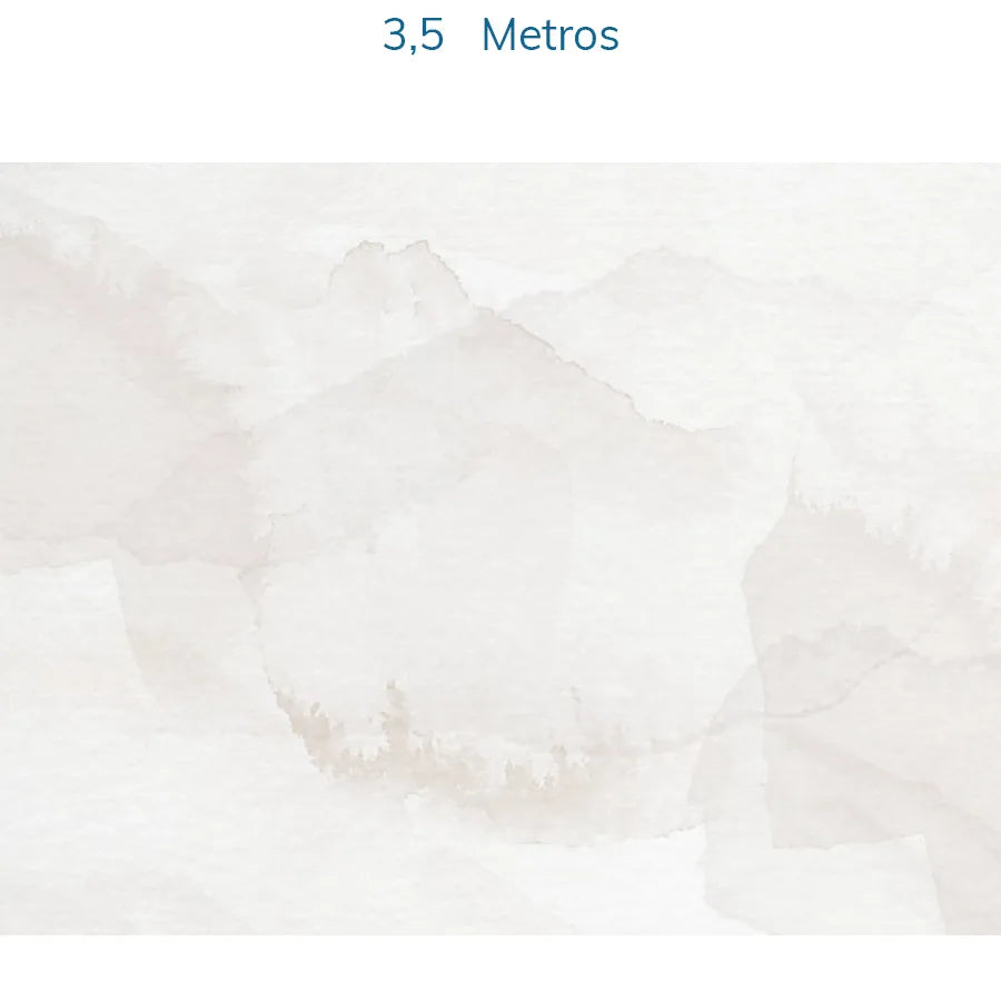 Papel de Parede Mancha Aquarela Bege - Mural