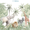 Papel de Parede Infantil Safari Verde - Mural