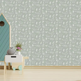 Papel de Parede Infantil Animais Brasileiros