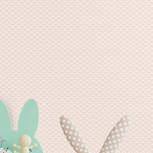 Papel de Parede Infantil Onda Rosa Claro