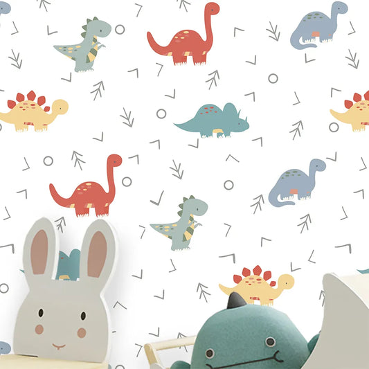 Papel de Parede Infantil Dino Color
