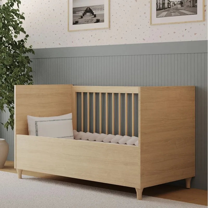 Grade Frontal de Transformação para Mini Cama Haus Nature - Carvalho