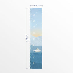 A Régua de Crescimento Barquinho de Papel