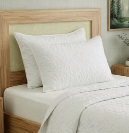 Porta Travesseiro Solteiro Infinity - Branco