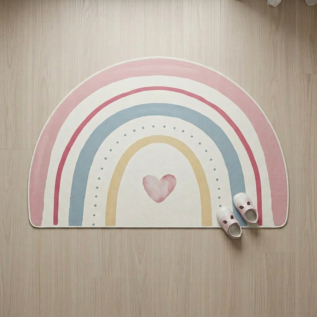 TAPETE INFANTIL CORAÇÃO ARCO - 1,33m