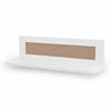 PRATELEIRA HAUS NATURE COM PALHA - BRANCO