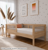 Cama Sofá Haus Nature Com Palha 2 em 1 - Carvalho