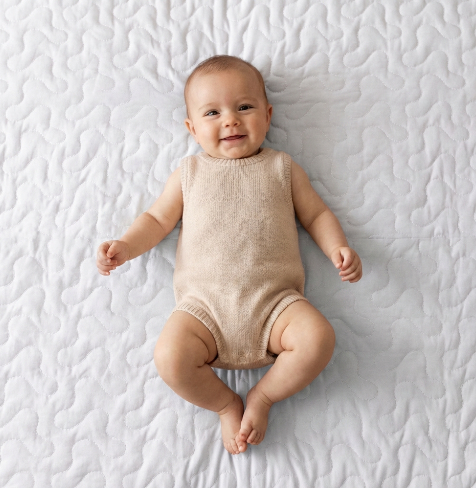 Colcha Para Berço Infinity - Branco