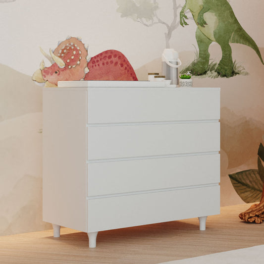 Cômoda de Bebê Haus Nature 4 Gavetas Branca 90CM