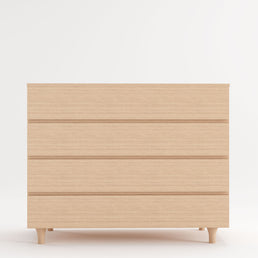 Cômoda de Bebê Haus Nature 4 Gavetas Carvalho 110cm