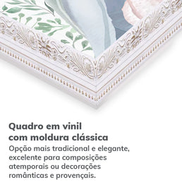 QUADRO INFANTIL INICIAL PARIS CRU - QUADRADO
