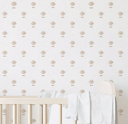 Papel de Parede Algodão Aquarela - Bege