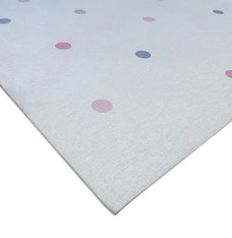 Tapete Infantil Retangular Poá - Rosa