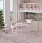 Mesa Infantil Viena Redonda - Rosa Claro