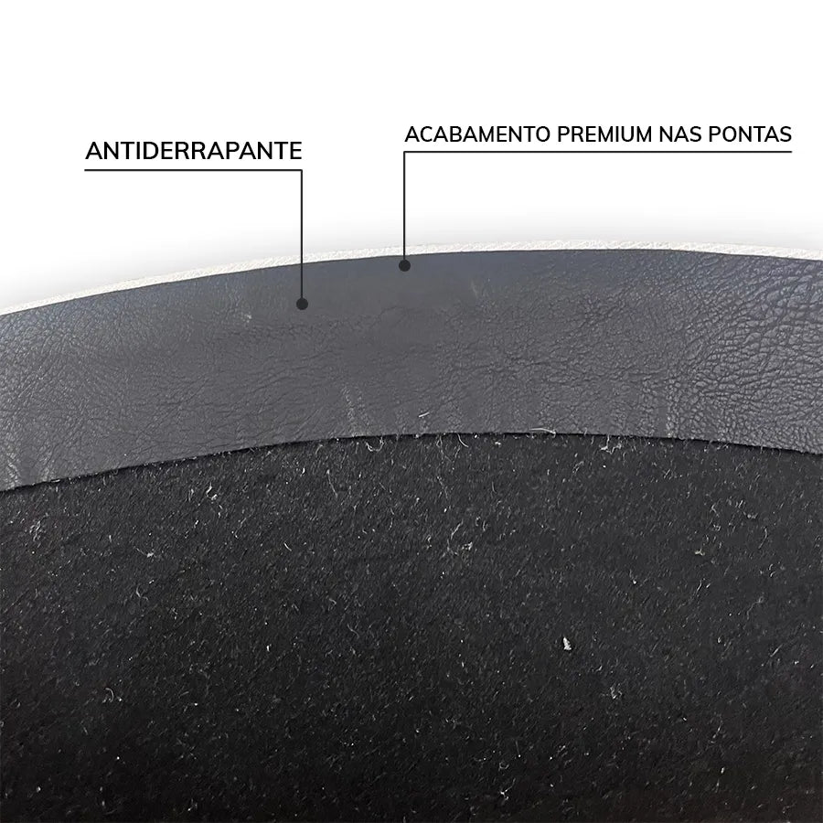 Tapete Infantil Redondo Leão - Bege