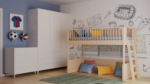 Quarto do Bruno - Futebol Colors