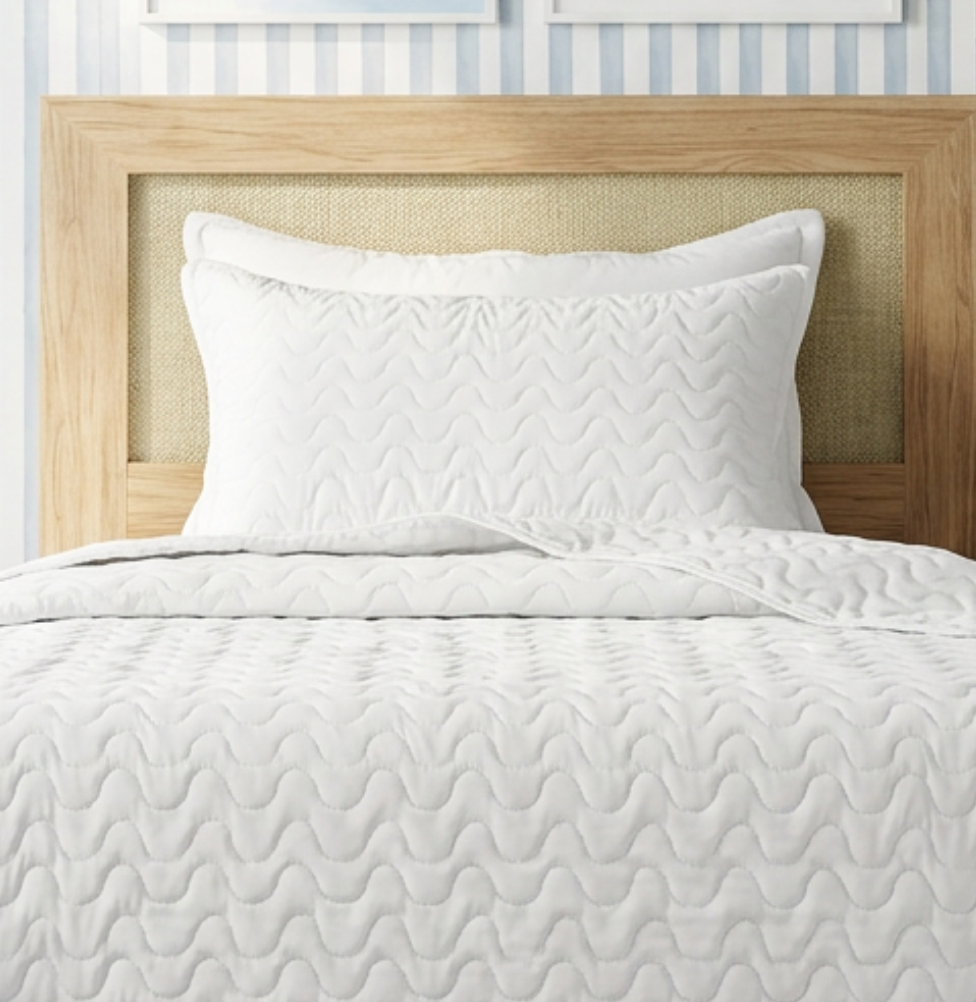 Kit Colcha Casal Infinity 3 Peças - Branco