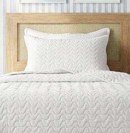 Kit Colcha Casal Infinity 3 Peças - Branco