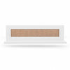 PRATELEIRA HAUS NATURE COM PALHA - BRANCO