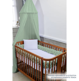 Tenda Dossel Infantil Verde Malva