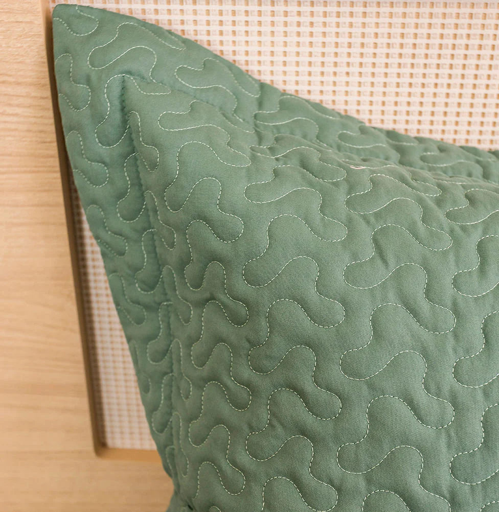 Kit Colcha Infinity 2 Peças - Verde Seco