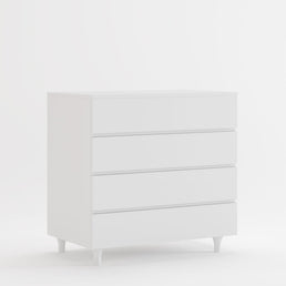 Cômoda de Bebê Haus Nature 4 Gavetas Branca 90CM